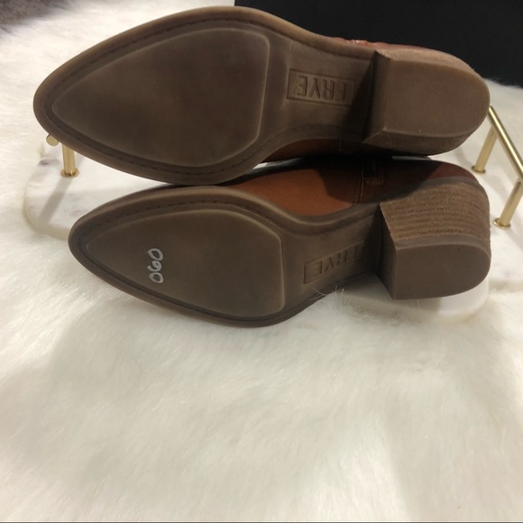 Frye Judith Leather Zip Up Booties - Picture 6 of 6